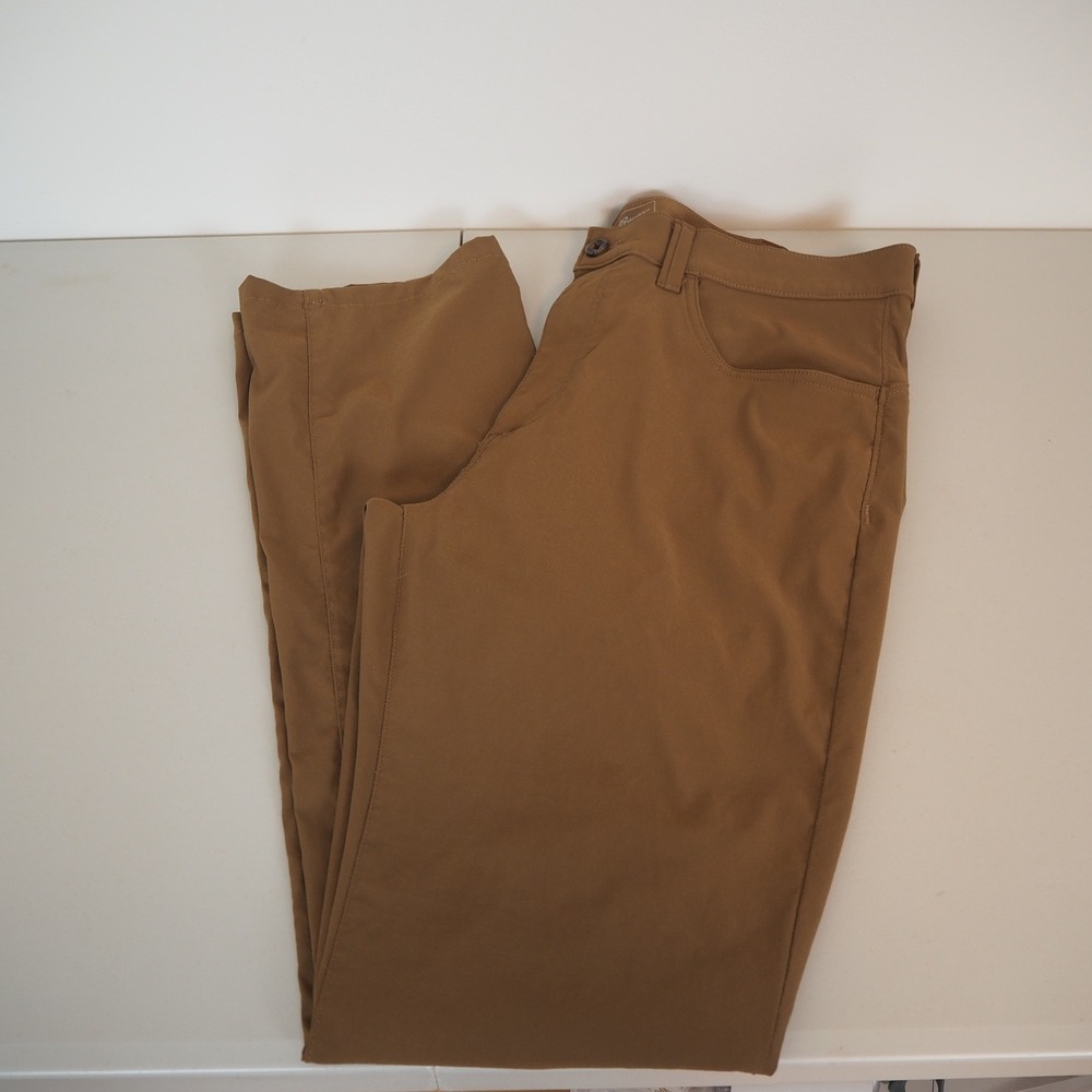 Eddie Bauer Travex Tech Chino Pants Mens 38x34 Stretch Outdoor‎ Performance Golf